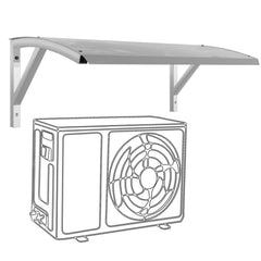 SLVUAFRN front view of cover protecting outdoor condenser, showing durable protection