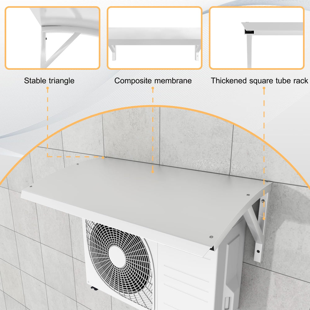 SLVUAFRN size comparison beside a condenser, showing fit for compact units