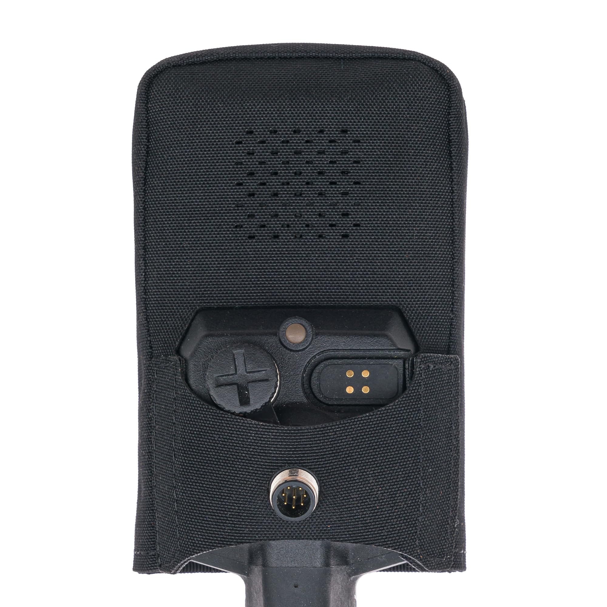 SLY LYNX cover on detector in wet field protecting electronics from splashes