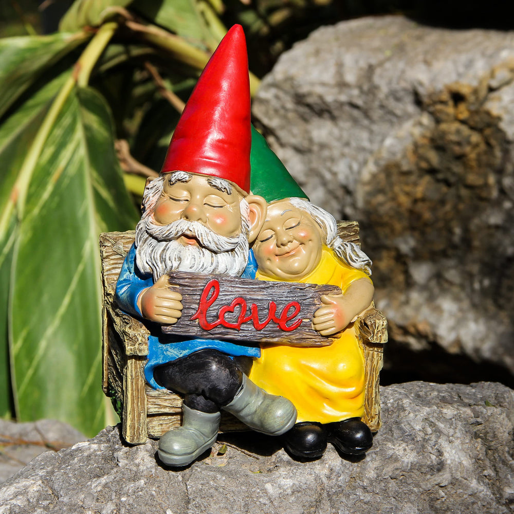 Smadeer gnomes on mantle enhancing indoor decor with whimsical romance