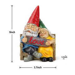 Smadeer gnomes side profile highlighting stable bench base and balance