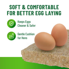 Small Pet Select pad placed inside a nesting box providing comfy laying surface