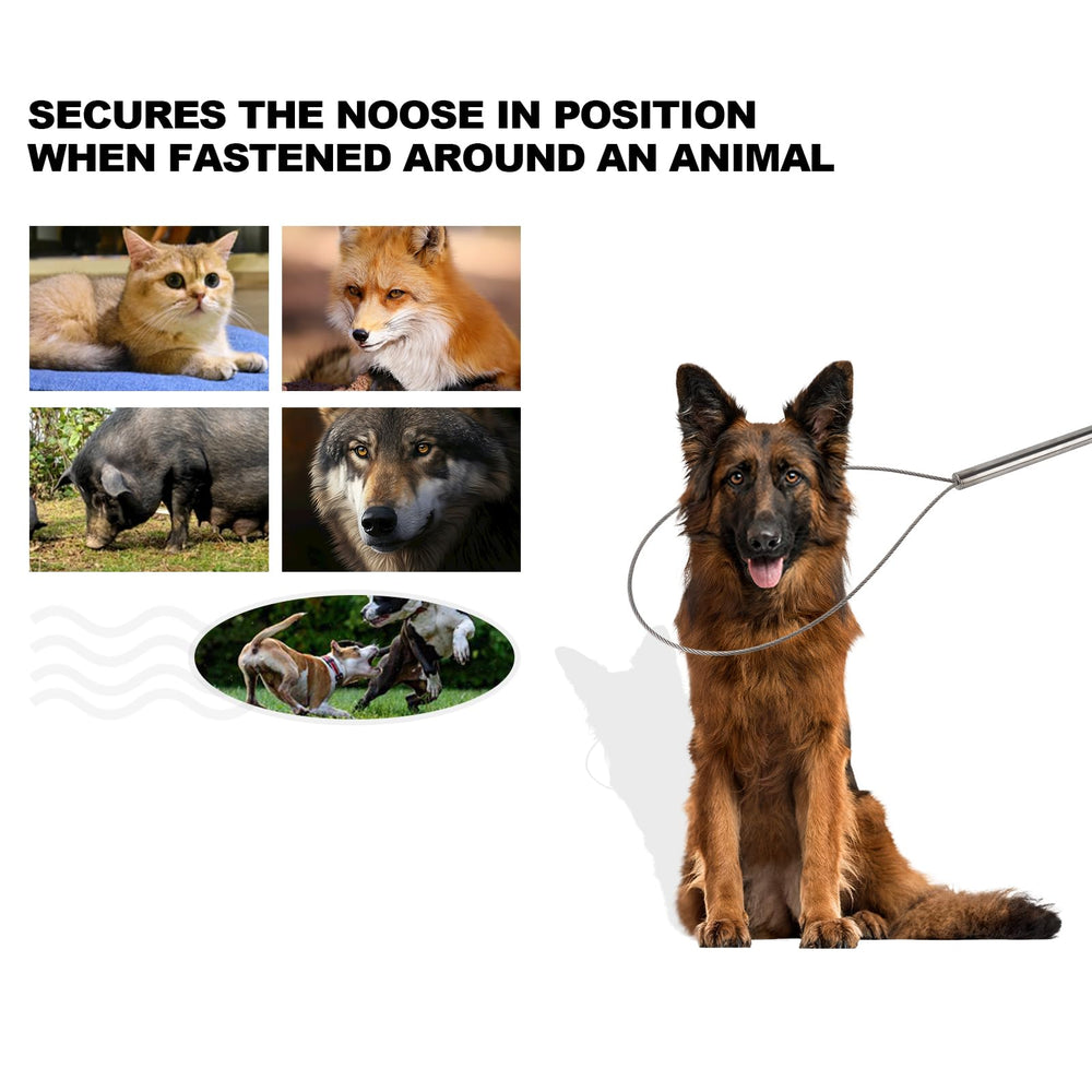 Smarkey pole in use capturing medium animal demonstrating safe distance control benefit