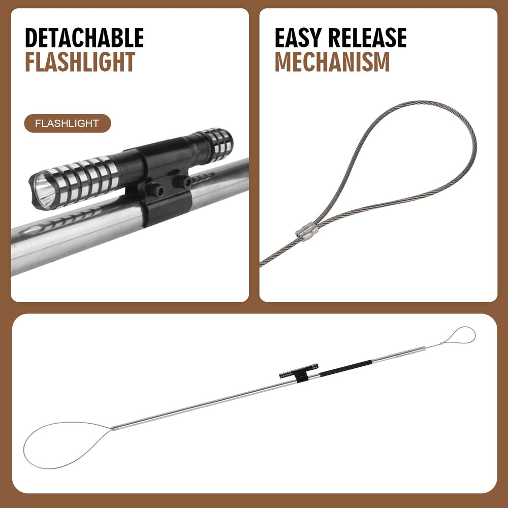 Smarkey noose head detail showing secure loop and safe restraint design benefit