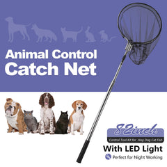 Smarkey catch pole fully extended to demonstrate reach and safer distance benefits