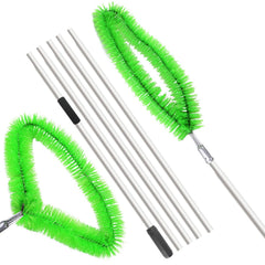 Smarkey front view of roof rake showing full brush for efficient clearing