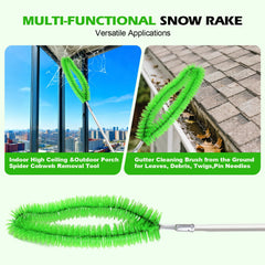 Smarkey adjustable brush head bent to match roof contour for control