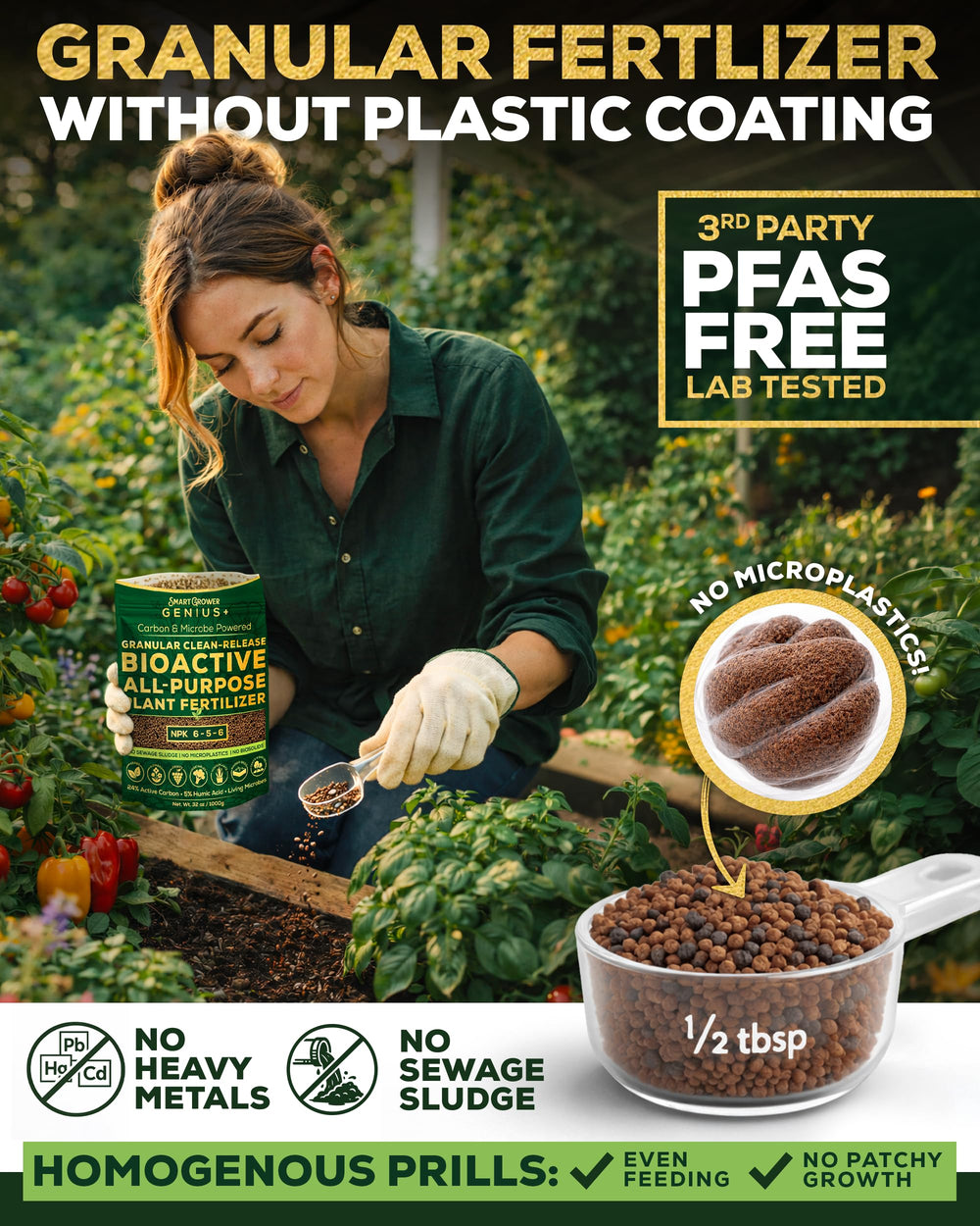 Smart Grower applied to potted plants demonstrating container-safe rate