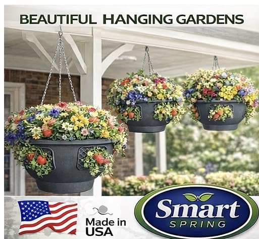 smart spring zinc-plated chain and hook included for easy hanging and secure support benefit