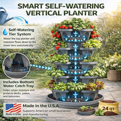 smart spring close-up of soil and drainage detail demonstrating consistent moisture benefit
