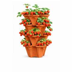 smart spring front view assembled showing compact vertical planting benefits