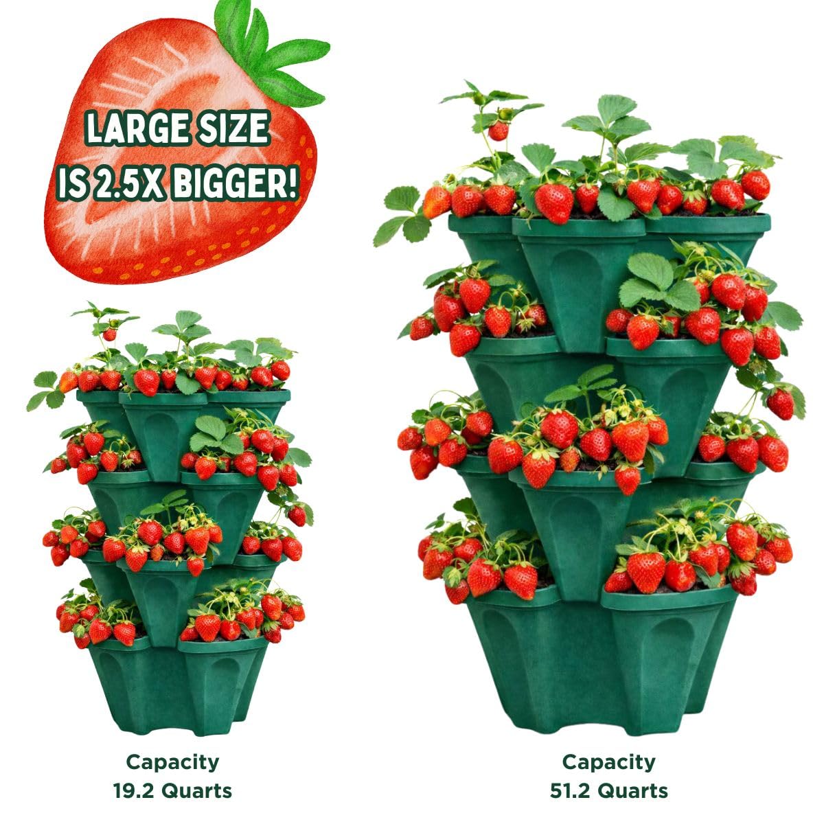 smart spring size comparison with hand illustrating compact footprint and generous root space