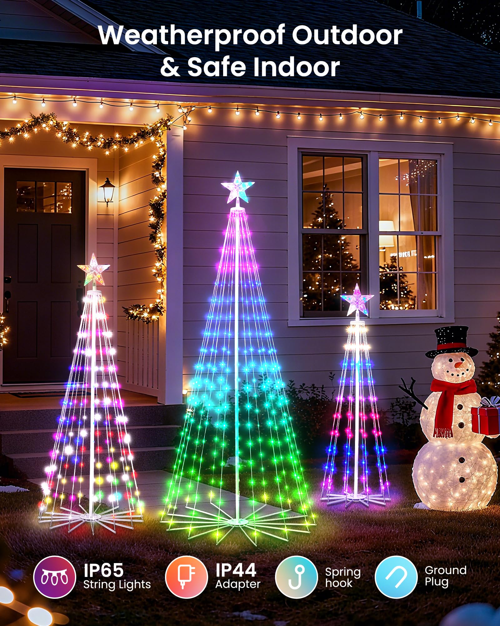 SmartDawn disassembled trees packed for compact off-season storage
