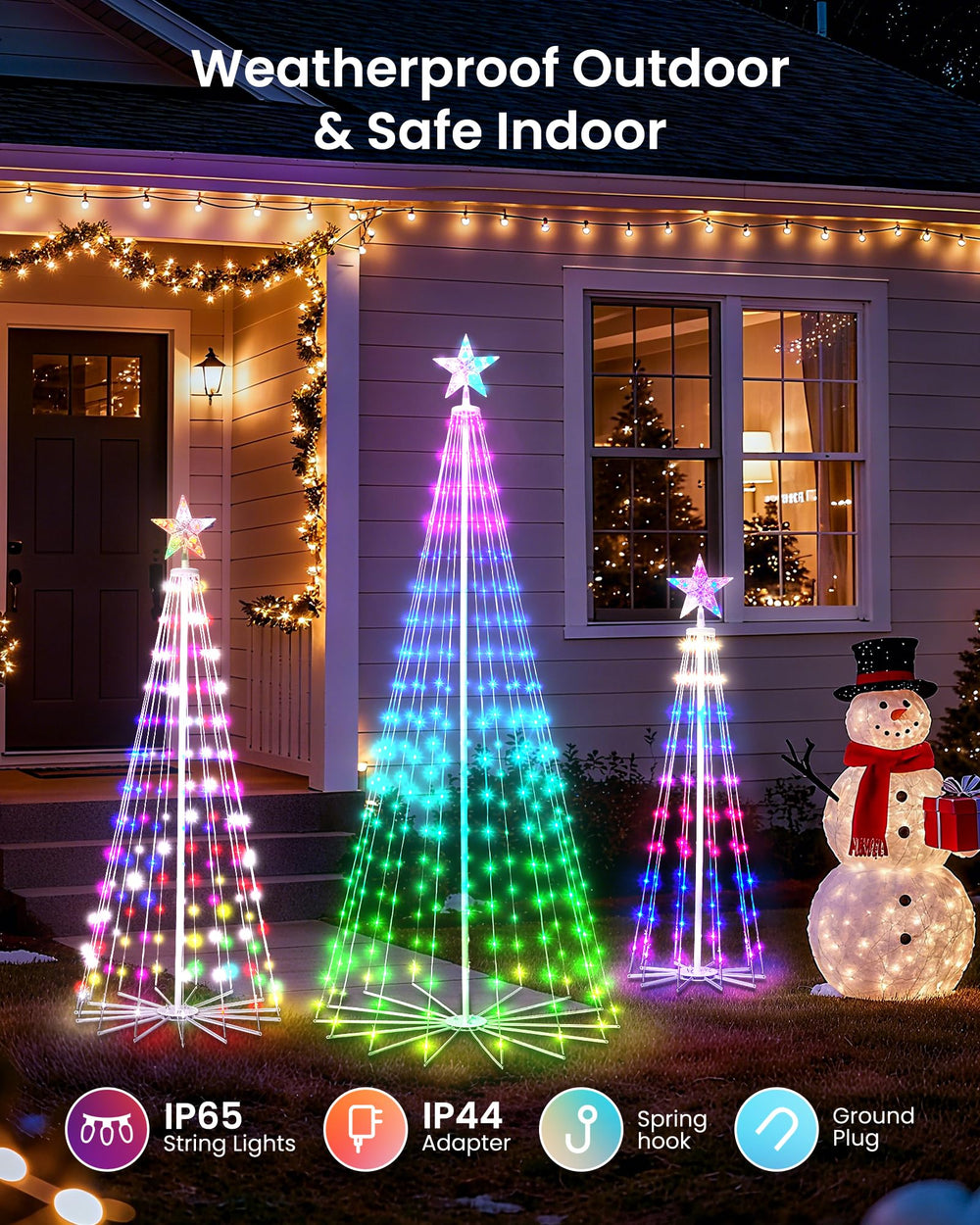SmartDawn disassembled trees packed for compact off-season storage