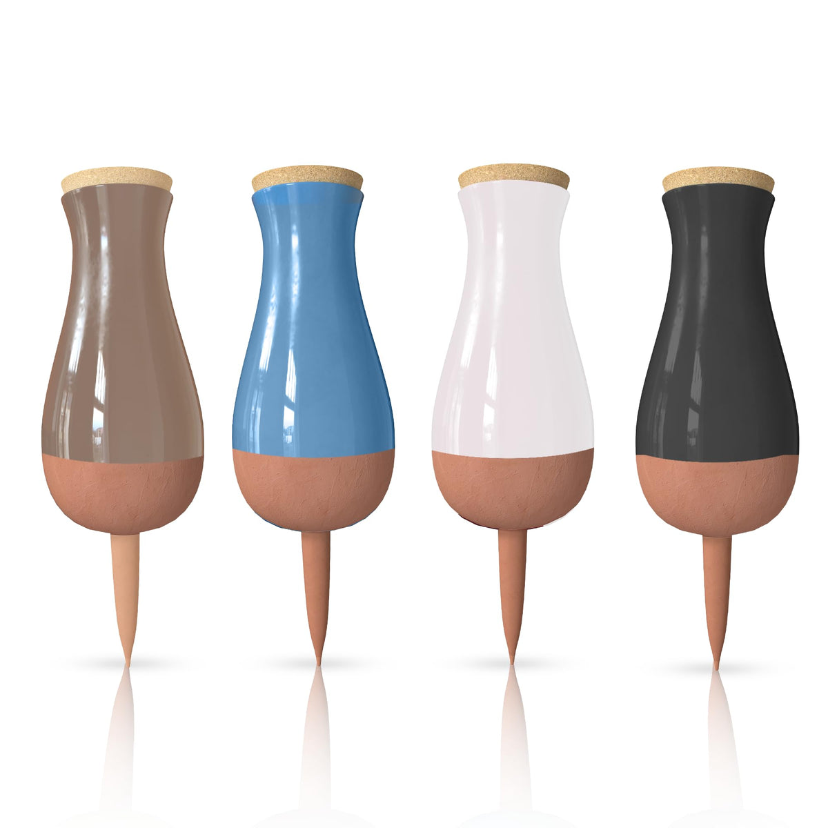SMARTILIVING front view of terracotta ollas showing clean design and durability