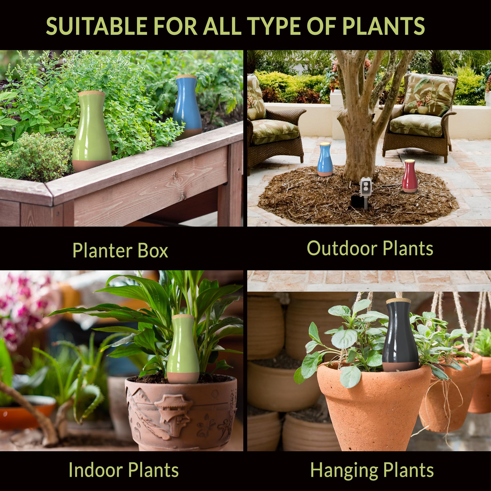 SMARTILIVING bulbs placed in a kitchen herb collection providing low-maintenance freshness