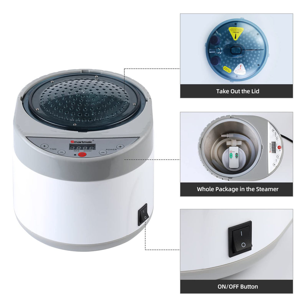 Smartmak remote with visible timer display for convenient session control