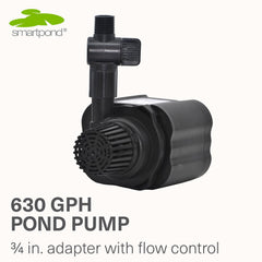 Smartpond close-up of adjustable flow dial for precise water control and convenience