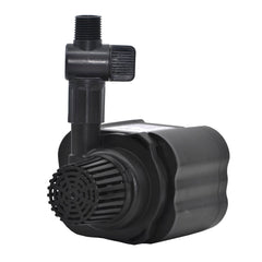 Smartpond pump front view showing compact durable housing and quiet operation benefit
