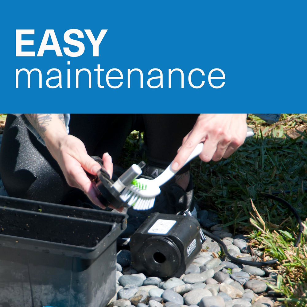 Smartpond powering a backyard waterfall for enhanced garden ambiance and circulation
