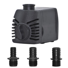Smartpond pump front view showing compact design and durable housing benefit