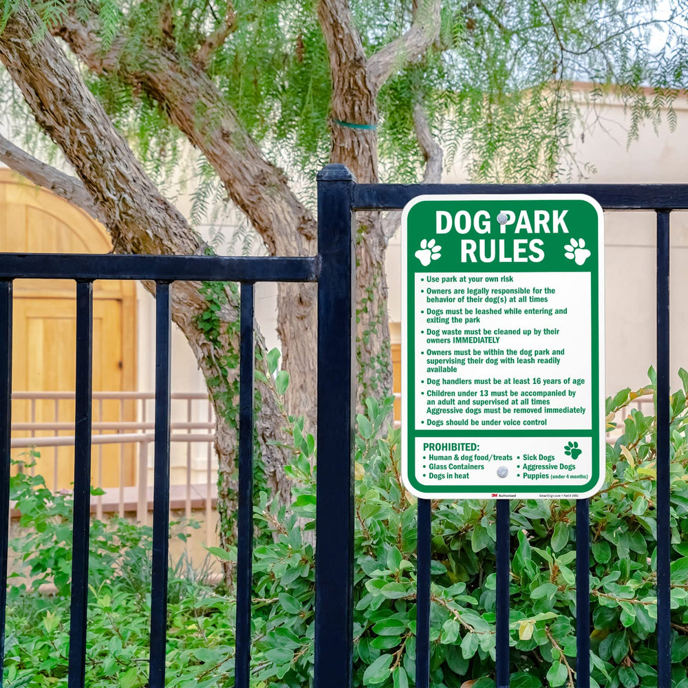SmartSign pre-drilled 3/8 inch holes visible, quick and secure installation benefit