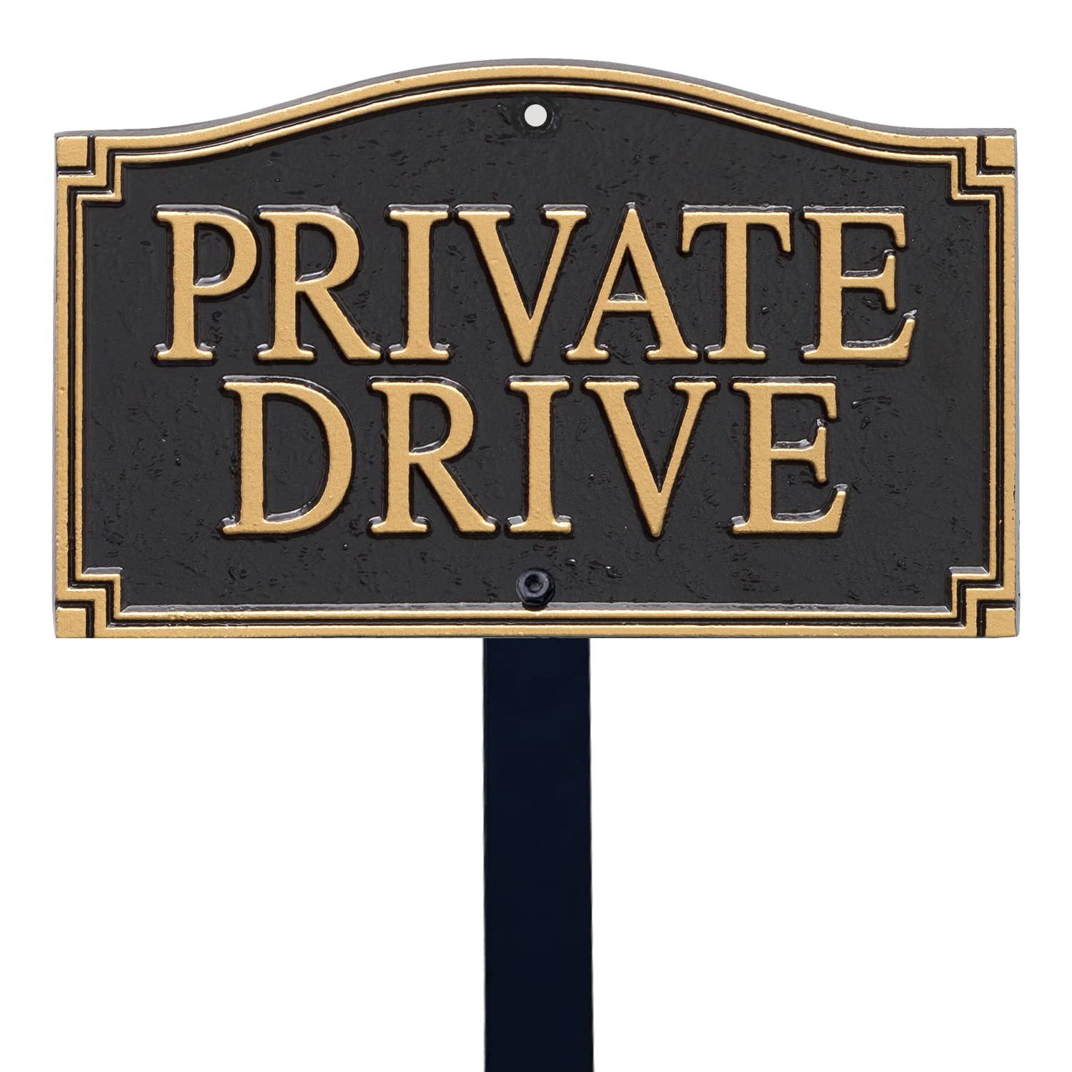 SmartSign front view of plaque showing bold letters and visibility benefit