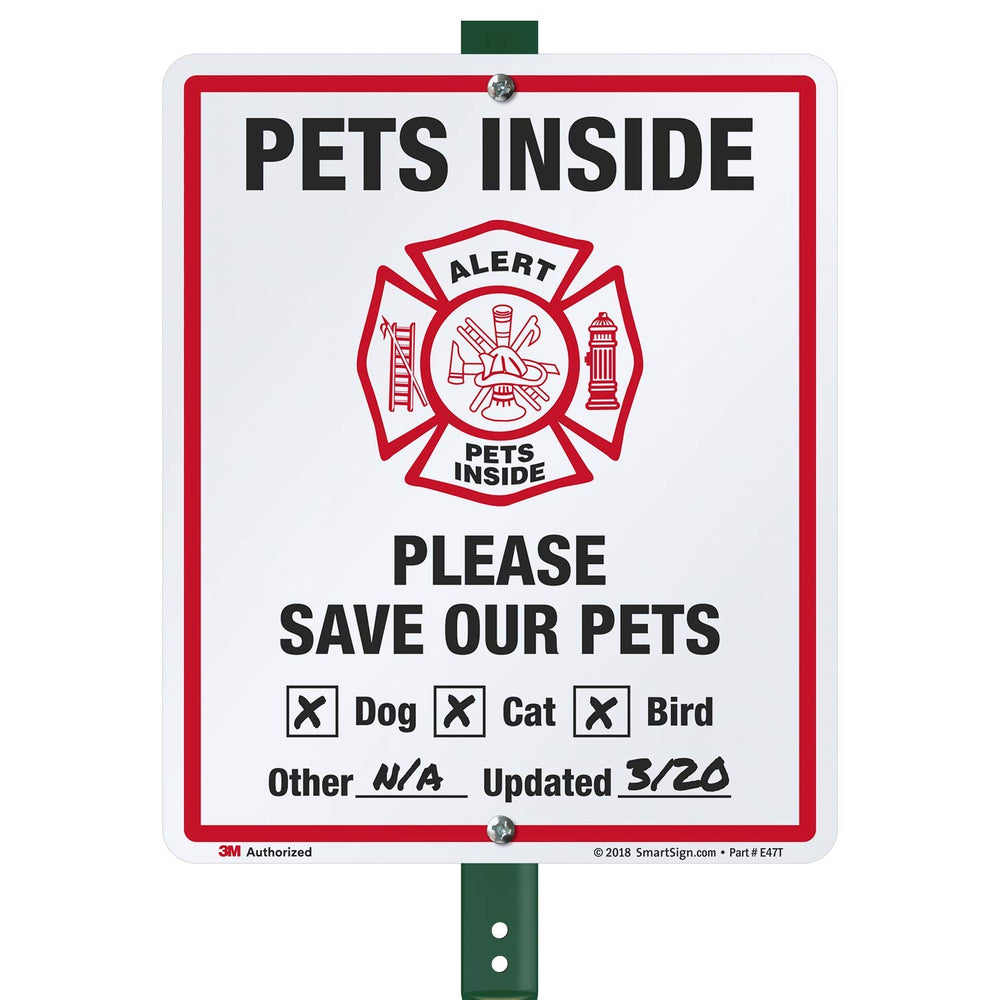 SmartSign front-facing yard sign shows message and boosts visibility