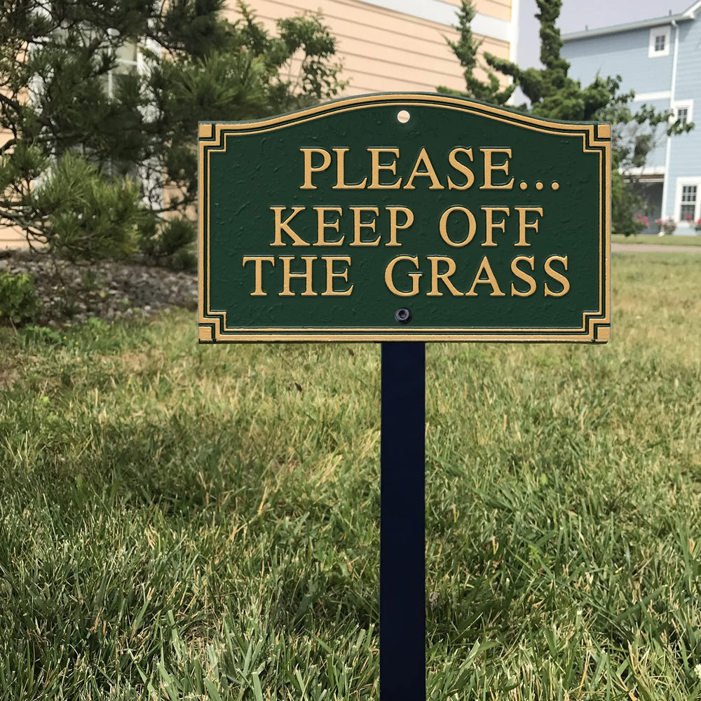 SmartSign included hardware and stake ready for quick installation