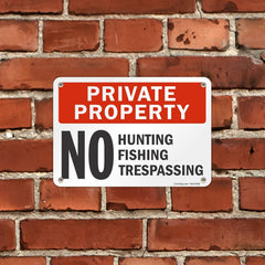 SmartSign mounted on fence demonstrating visibility and boundary protection