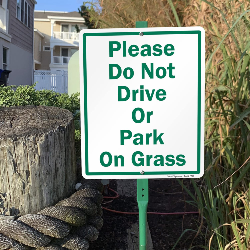 SmartSign laminated surface detail protecting print from weather and graffiti