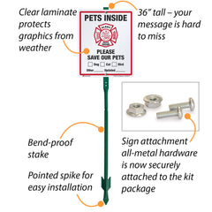 SmartSign laminated edge close-up showing weather and graffiti resistance