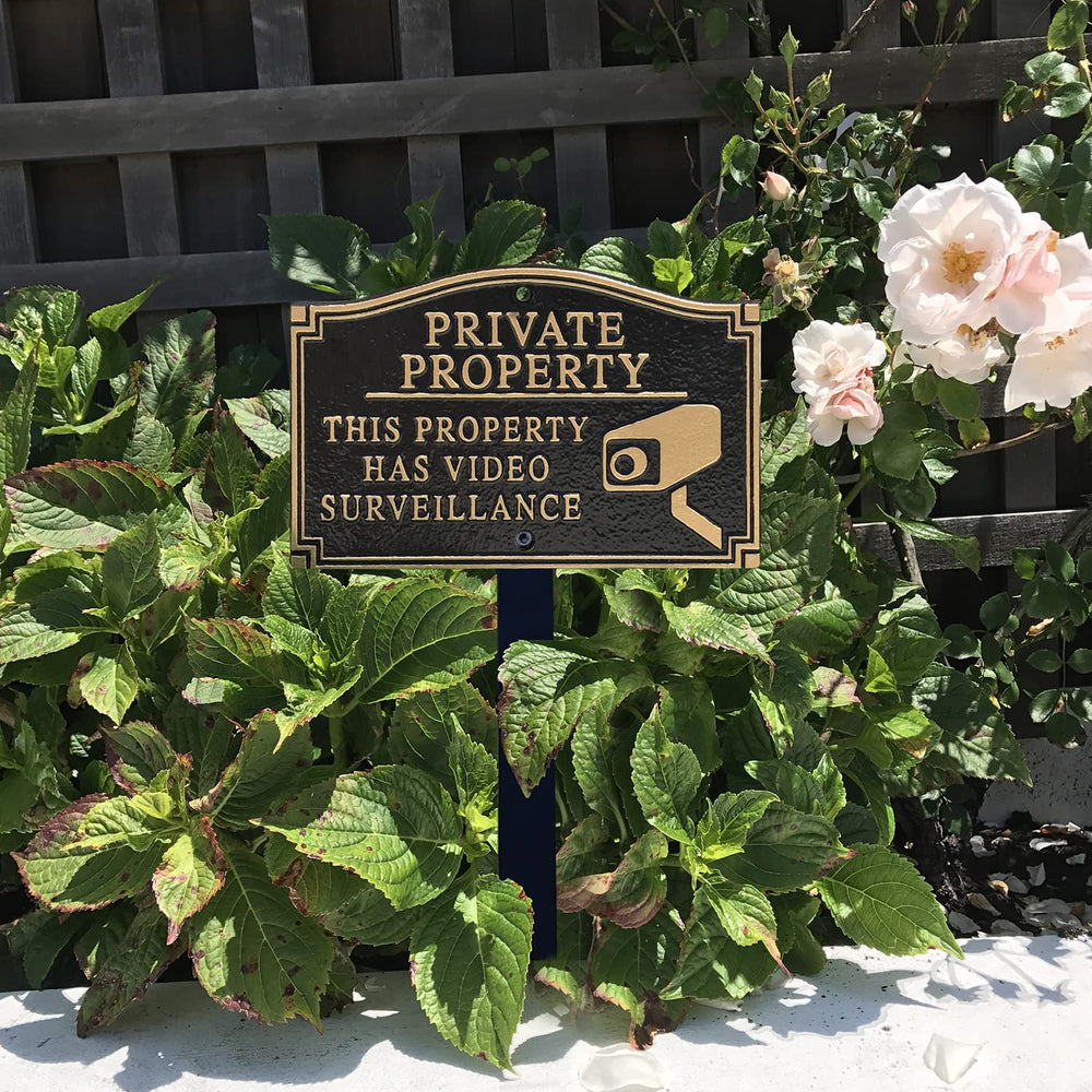 SmartSign plaque beside ruler showing compact size for easy placement