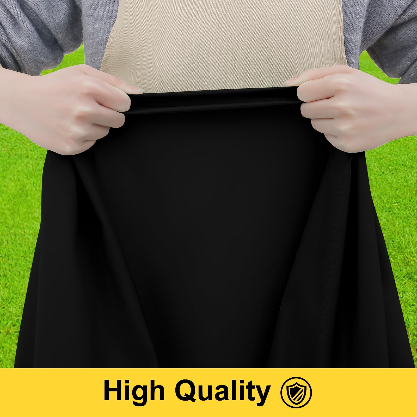 Smiry bench cover detail showing reinforced seam and durable polyester fabric