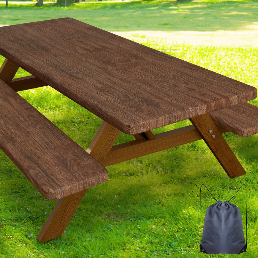 Smiry front view table cover on 8ft table showing full coverage and neat look