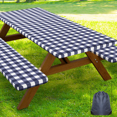 Smiry front view on 8ft table showing full coverage and neat fit