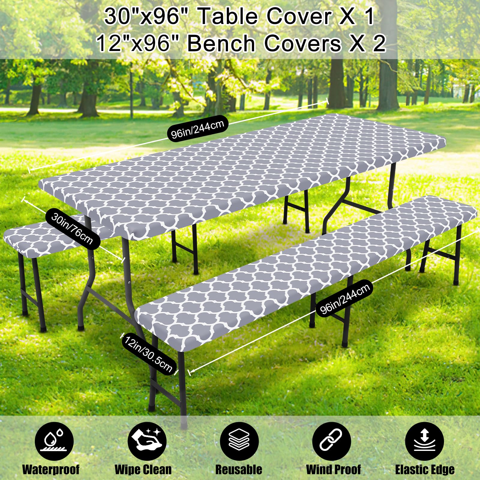 Smiry lifestyle backyard dinner setup adding style and spill protection