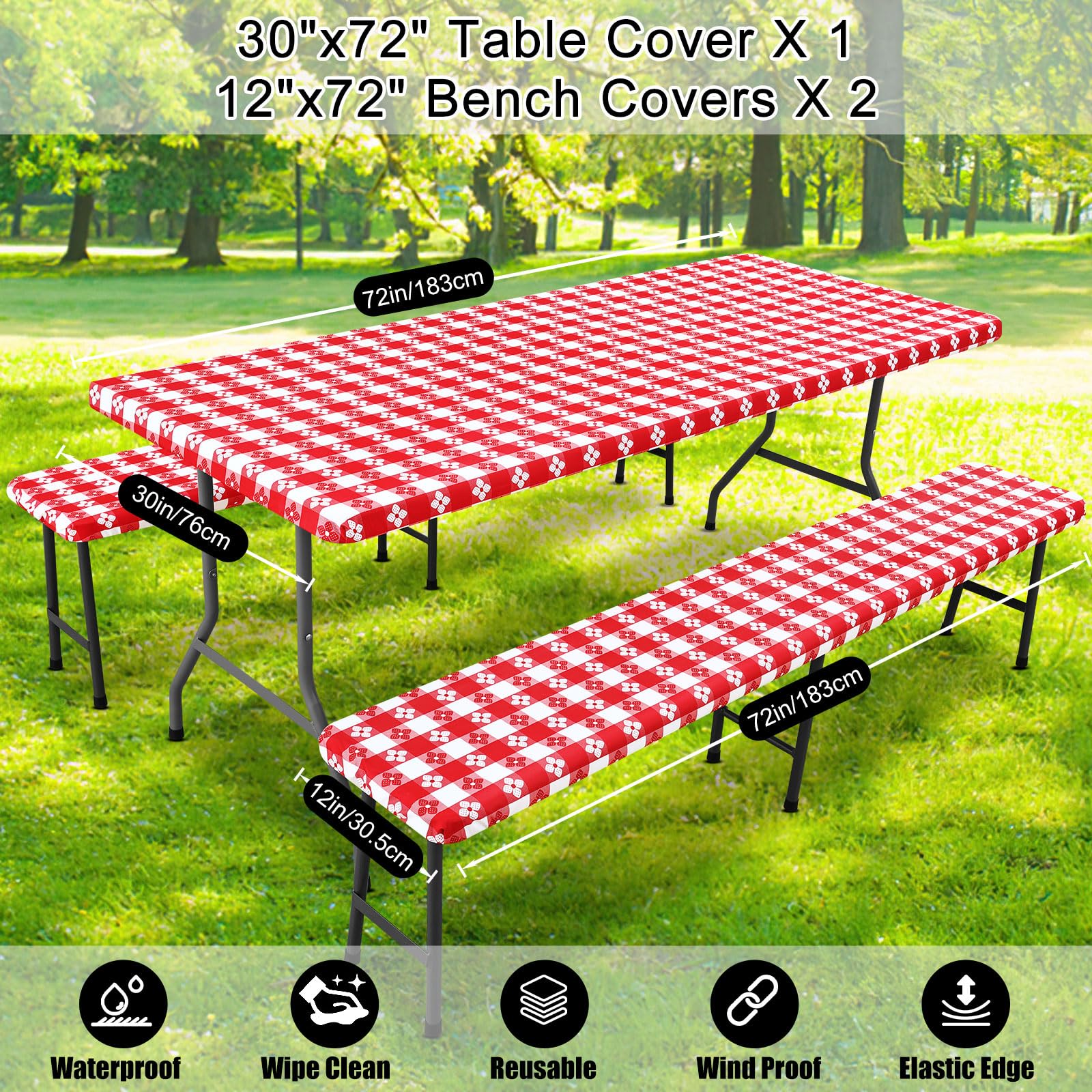 Smiry red and white pattern with label showcasing attractive style
