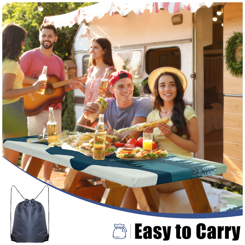 Smiry storage drawstring bag holding folded covers for easy transport