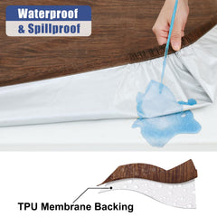 Smiry waterproof surface repelling spill to protect tabletop from stains