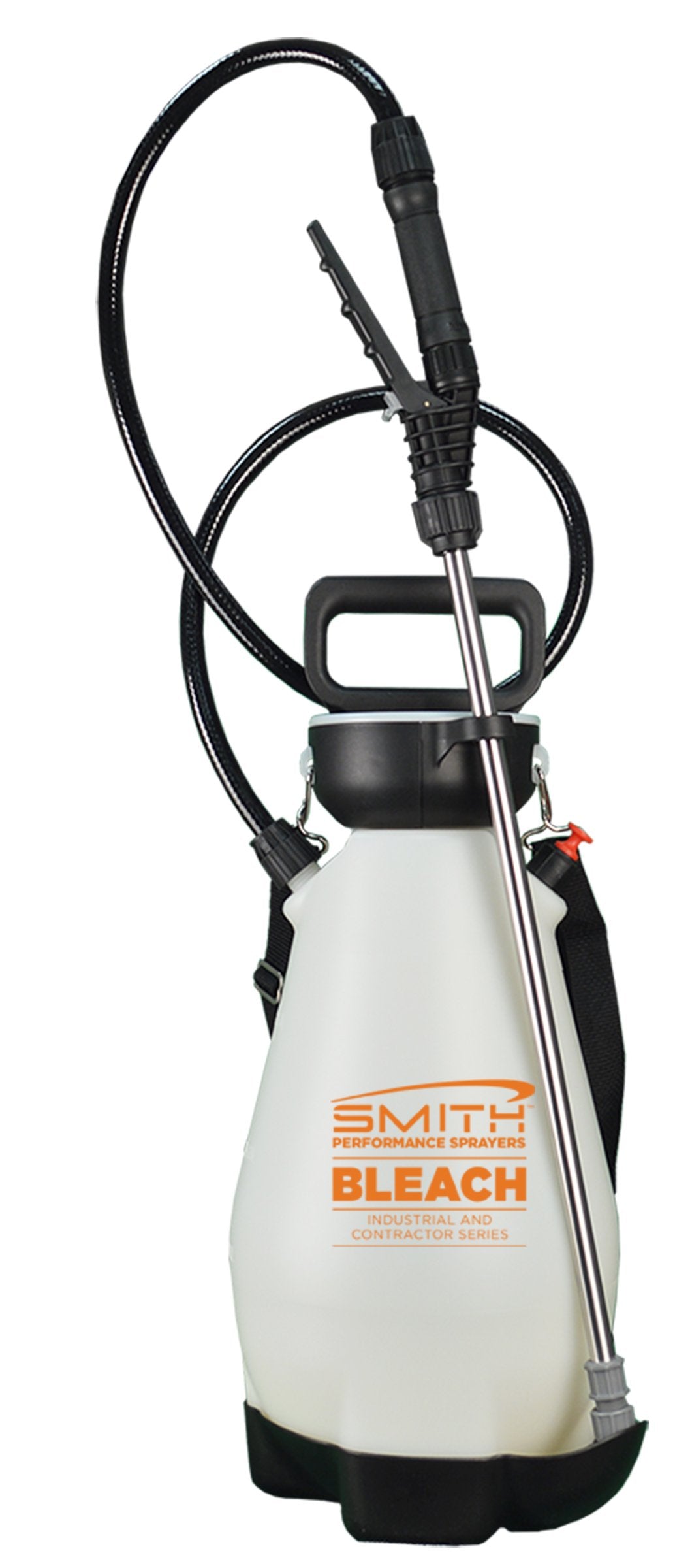 Smith Performance Sprayers front view showing tank and handle, highlighting durability