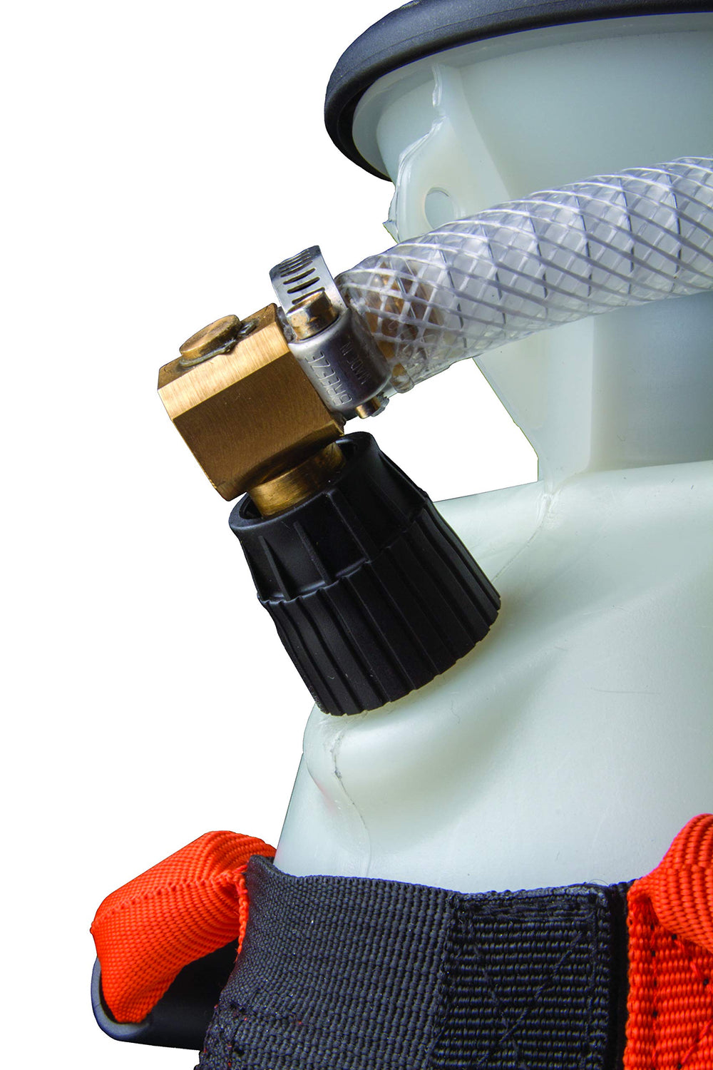 Smith Performance Sprayers quick-connect and swivel reducing kinks and fast hookups