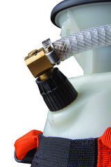 Smith Performance Sprayers quick-connect and swivel reducing kinks and fast hookups