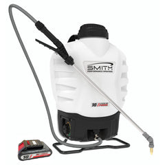 Smith Performance Sprayers used by landscaper applying treatment for faster work