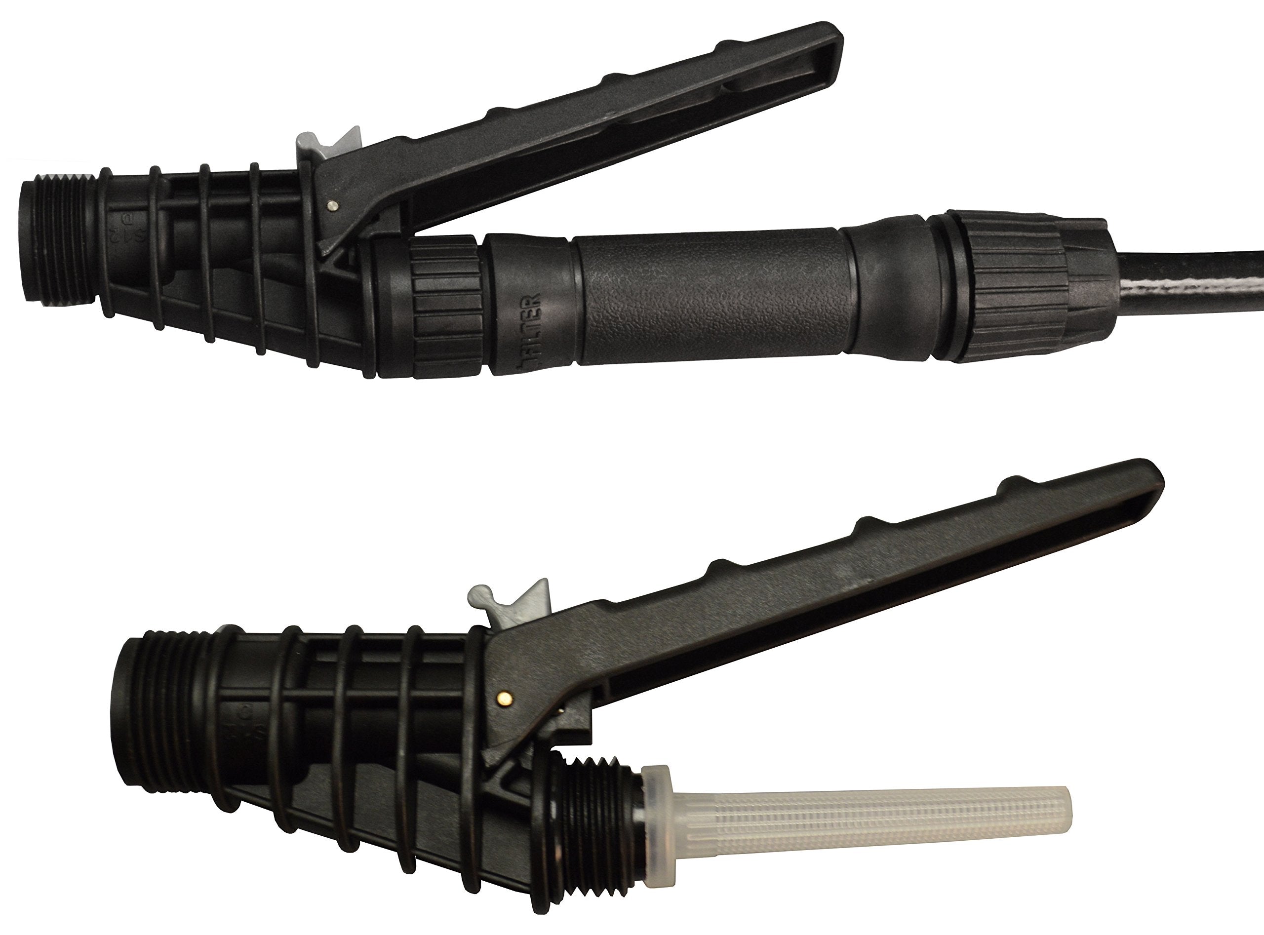 Smith Performance Sprayers pressure release valve closeup, prevents accidental chemical discharge