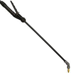 Smith Performance Sprayers pump and shut-off detail showing comfortable grip and lock