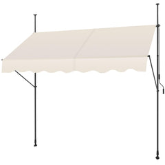 SMONTER front view full awning showing shade and coverage benefit