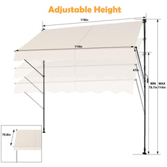SMONTER height-adjustable pole with person for scale and fit benefit