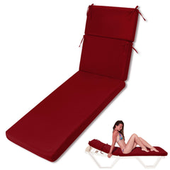 SmoothNovelty brick red cushion front view showing neat finish and durable fabric benefit