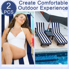 SmoothNovelty cushion on patio chaise demonstrating comfort and outdoor styling